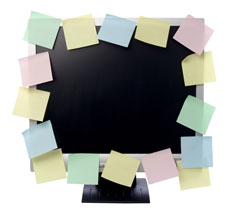 Making quick reference information mobile